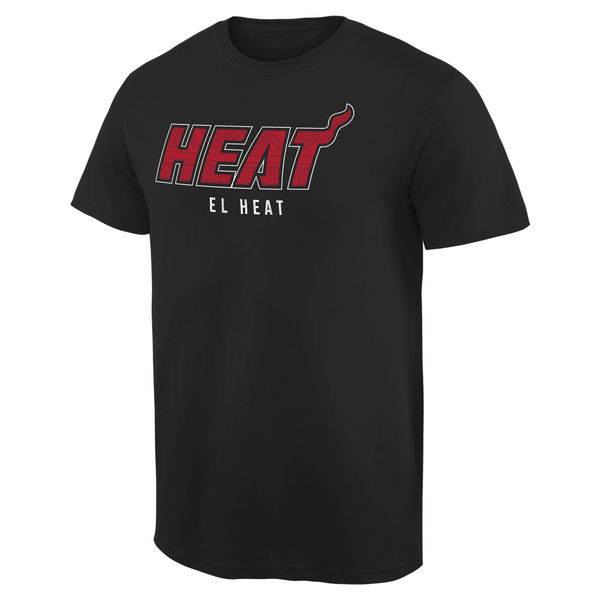 NBA Men Miami Heat Noches Enebea TShirt Black